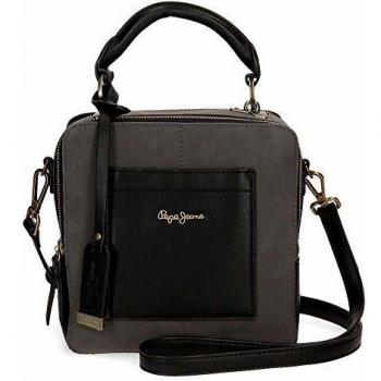 Pepe Jeans Lorain Bandolera Negro 20x20x10 cms Piel Sintética
