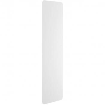 Radiador eléctrico mural Caligo 29x79 cm en acero blanco