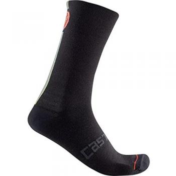 Calcetines Castelli Racing Stripe 18 Negro L-XL Unisex Adulto