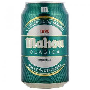 Cerveza Mahou Clásica Lata 33cl Pack de 24