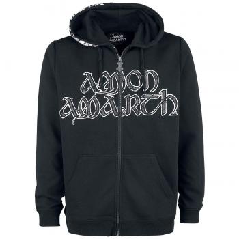 Amon Amarth Beardskulls Capucha con Cremallera Negro S