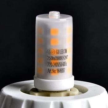 LED G9 bombilla 'G9 3W Stift' hecho de Plástico