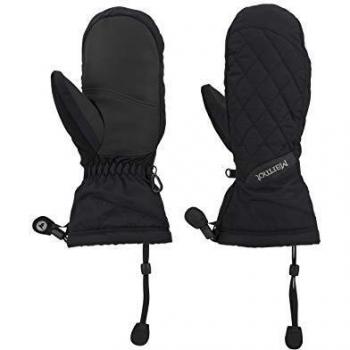 Marmot Moraine Mitt Hardshell - Guantes de esquí y Snowboard para Mujer, Resistentes al Viento, Impermeables, Transpirables, Mujer, Color Negro, tamaño Extra-Small
