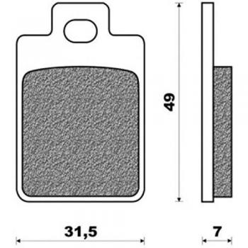 COPPIA DI PASTIGLIE FRENO SPECIFICHE SFERA NRG HEXAGON SKIPPER STORM SFERA RST