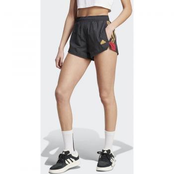 Pantalón corto de mujer Adidas Tiro Cut 3 Franjas Verano Negro