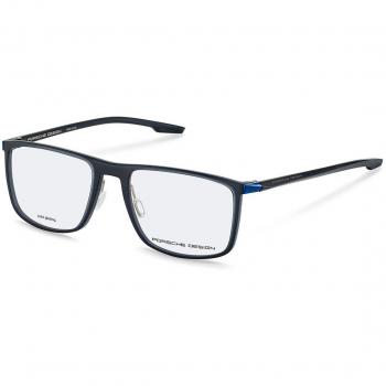 Porsche Design P8738 B Men's Eyeglasses Blue Size 56 (Frame Only) - Free Lenses - HSA/FSA Insurance - Blue Light Block Available