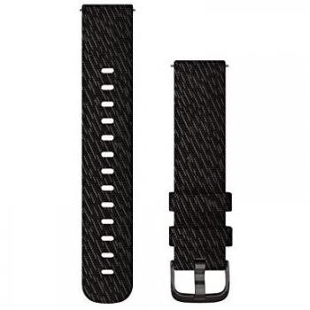 Garmin Quick Release 20mm Black Nylon Watch Band for Select Garmin Smartwatches