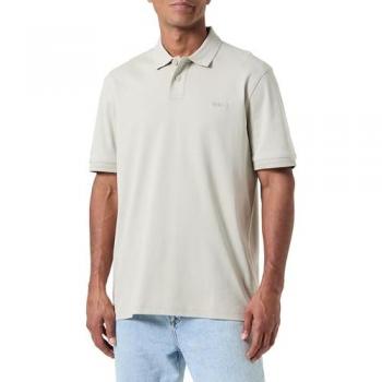 Hugo Boss Men's Pe Interlock Polo Shirt - Light Beige - Size: 44/Regular