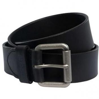 Barbour Men's Large Black Leather Belt