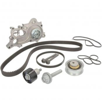 Bomba de Agua HEPU PK06740 + Kit de Distribución sin Termostato para SEAT Ibiza 4, 4 Sportcoupe, ST