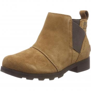 Sorel Youth Emelie Chelsea, Bota Tobillera para Niñas, Marrón