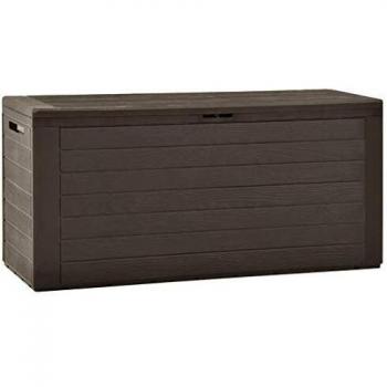 vidaXL Modern & Stylish Garden Storage Box Brown 116x44x55 cm