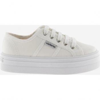 Zapatillas de lona con plataforma para niña Victoria