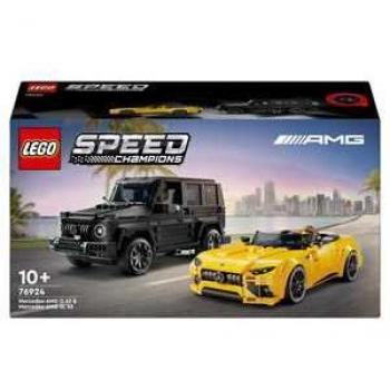 LEGO Speed Champions Mercedes-AMG G 63 y Mercedes-AMG SL 63 - 76924, juguete de construcción, incluye 808 piezas, recomendado para mayores de 10 años, ideal como regalo educativo para niños