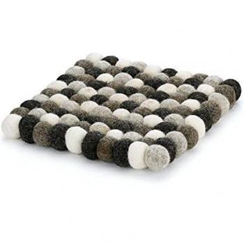Cilio Lana Grigio Square Wool Trivet