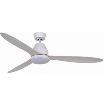 Ventilador de Techo Beacon Whitehaven con Luz LED, Silencioso y Control Remoto, 142 cm