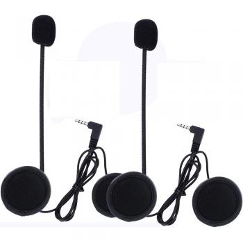 Auriculares Fodsports Bluetooth para casco de motocicleta con micrófono - Intercomunicador (2 unidades)