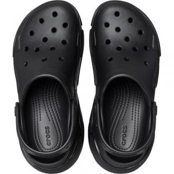 Zuecos Unisex Crocs Bubble Crush - Color Negro - Talla 39-40
