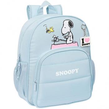 Mochila Adaptable a Carro Junior Snoopy Imagine 38x32x12cm Safta