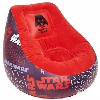 Star Wars 289SWS - Silla hinchable, color rojo y negro