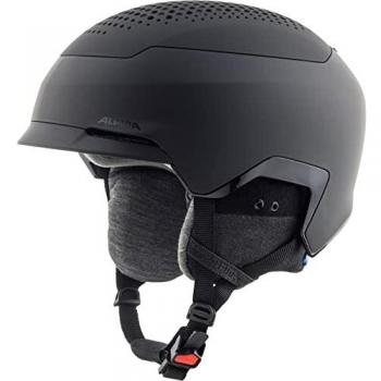 Casco de Esquí Alpina Banff Mips Negro Mate (51-55 cm, Unisex)