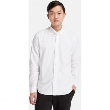 Camisa Oxford de Hombre Timberland Corte Entallado Blanca Talla M
