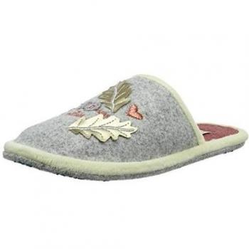 AdelheidGoldene Zeiten Filzpantoffel - pantuflas sin forro Mujer
, color Gris, talla 42/43 EU