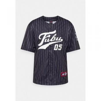 Camiseta Beisbolera FUBU Varsity Pinstripe Baseball Black