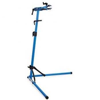 Park Tool PCS-10.3 Soporte de Trabajo, Unisex, Azul - Caballete plegable portabicicletas y soporte para bicicletas, ideal para reparación mecánica casera, diseño de lujo