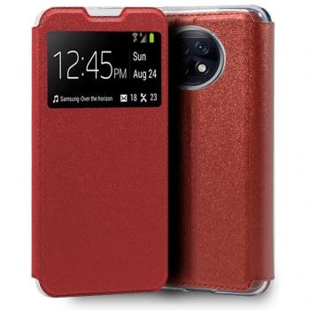Funda COOL Flip Cover para Xiaomi Redmi Note 9T Liso Rojo
