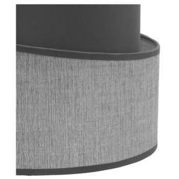Pantalla de Mesa Hara Gris E14 (Ø18x16x14cm)