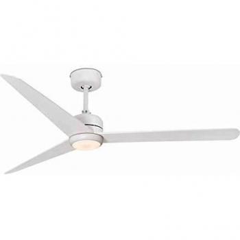 FARO BARCELONA Nu 33415 Ventilador de techo con luz LED, color blanco, 33 cm