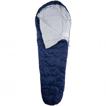 Schreuders Sport Unisex's 21MH Mummy Sleeping Bag, Navy Blue/Light Grey, One Size