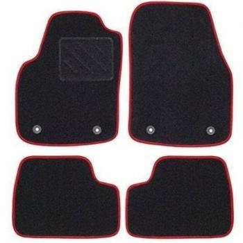 RAU dakgro 0661 Aguja Fieltro felpudos encastrable: Rojo Con Matte plana delantera