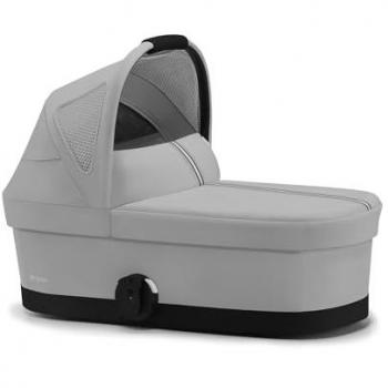 Cybex Capazo S - Capazo para bebé, diseño ligero y portátil, compatible con sillas de paseo Cybex, sistema de anclaje fácil, colchón cómodo y transpirable, capota extensible con protección UV 50