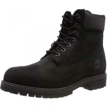 Timberland Premium 6-Inch Lace-Up Waterproof Boot for Men in Black, Size: 11