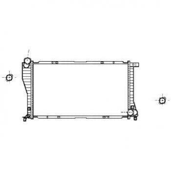 Radiador de refrigeración del motor VAN WEZEL 06002234