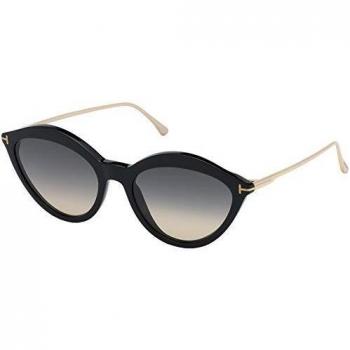 Tom Ford Womens Sunglasses Chloe FT0663, 01B, 57