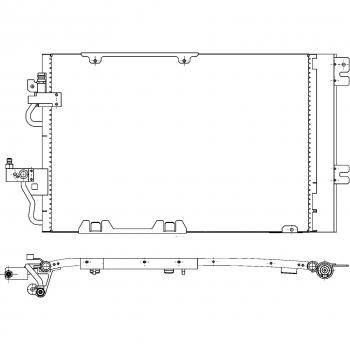 BEHR HELLA SERVICE 8FC 351 301-774 Condensador, aire acondicionado