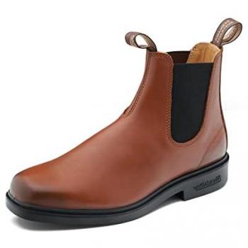 Blundstone 2244 Cognac Water-Resistant Leather Chelsea Boots - Women's Size 10