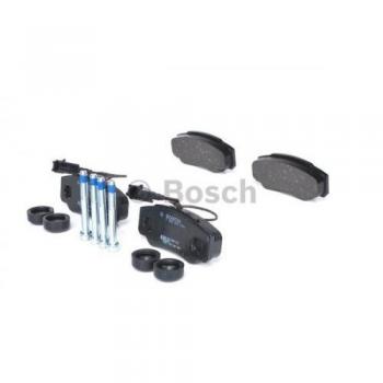 Pastillas de freno BOSCH 0 986 494 391, Juego de pastillas de freno para freno de disco trasero, Eje trasero, Certificación ECE-R90, Incluye 4 pastillas