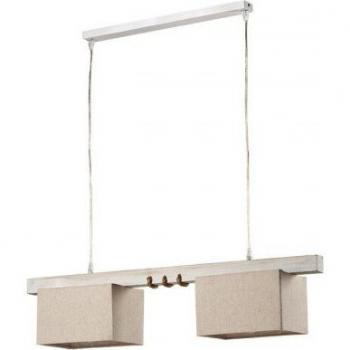 Lámpara de techo colgante GEA de madera y tejido - ONLI LIGHTING