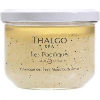 Thalgo Iles Pacifique Exfoliante Corporal 270g - Gommage aux coques de coco, exfoliación suave, textura cremosa, enriquecido con ingredientes naturales, ideal para eliminar células muertas y suavizar la piel