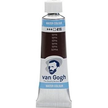 Pintura para acuarela Van Gogh, color sepia, 10 ml