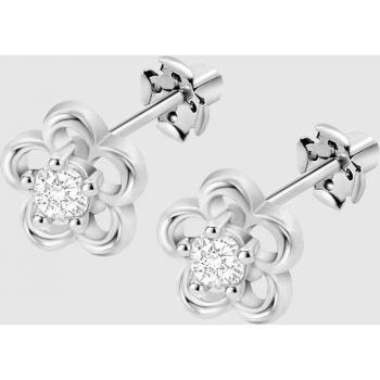 Pendientes Flor Time Road WS03362 Plata