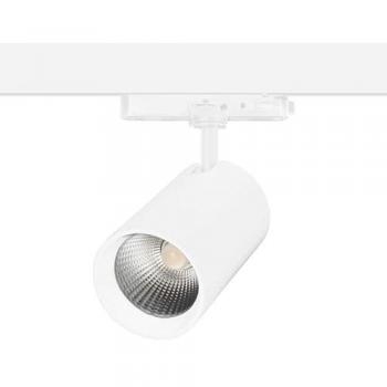 FORLIGHT Proyector de Carril LED 24.6W Diámetro 9cm Blanco Cálido 3000K 1984lm Sistema de Carril Compatible con Carr