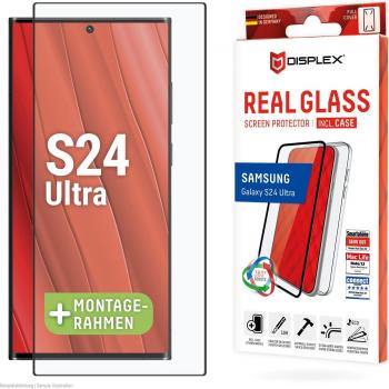 Displex Cristal Templado + Funda Samsung Galaxy S24 Ultra - Protección 360° - Resistente a Golpes y Arañazos - Transparente