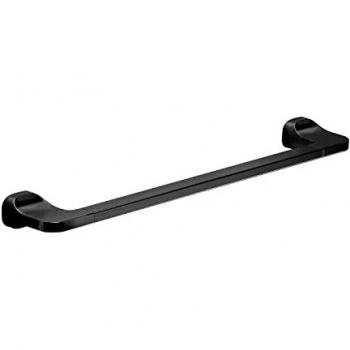 Toallero de Pared 45 cm Negro Mate de Acero Inoxidable Stelvio