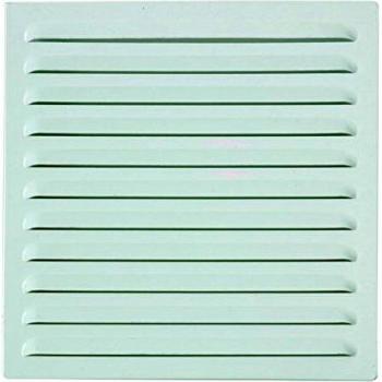 Brinox B70010D Rejilla empotrar, Lacado Blanco, 16 x 16 cm