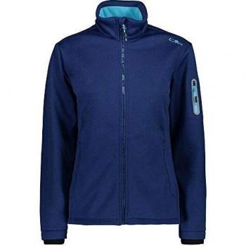 CMP - Chaqueta de Softshell para Mujer, Color Mel Marino, tamaño 48